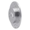 631-76017R Drilled/Slotted Brake Rotor [Silver], 1983-1990 Lexus/Toyota/Scion, Position: Front Right - image 2
