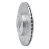 631-76020L Drilled/Slotted Brake Rotor [Silver], 1984-1987 Lexus/Toyota/Scion, Position: Front Left - image 2