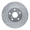 631-76028L Drilled/Slotted Brake Rotor [Silver], 1986-1992 Lexus/Toyota/Scion, Position: Front Left - image 1