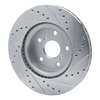 631-76028L Drilled/Slotted Brake Rotor [Silver], 1986-1992 Lexus/Toyota/Scion, Position: Front Left - image 4