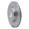631-76028R Drilled/Slotted Brake Rotor [Silver], 1986-1992 Lexus/Toyota/Scion, Position: Front Right - image 2
