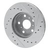 631-76033L Drilled/Slotted Brake Rotor [Silver], 1987-1987 Lexus/Toyota/Scion, Position: Front Left - image 4