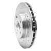 631-76036L Drilled/Slotted Brake Rotor [Silver], 1987-1991 Lexus/Toyota/Scion, Position: Front Left - image 2