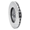 631-76036L Drilled/Slotted Brake Rotor [Silver], 1987-1991 Lexus/Toyota/Scion, Position: Front Left - image 4