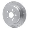 631-76038L Drilled/Slotted Brake Rotor [Silver], 1988-1991 Lexus/Toyota/Scion, Position: Rear Left - image 2