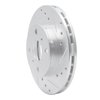631-76043R Drilled/Slotted Brake Rotor [Silver], 1990-1991 Lexus/Toyota/Scion, Position: Front Right - image 2