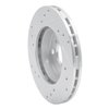 631-76043R Drilled/Slotted Brake Rotor [Silver], 1990-1991 Lexus/Toyota/Scion, Position: Front Right - image 4