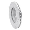 631-76044L Drilled/Slotted Brake Rotor [Silver], 1990-1991 Lexus/Toyota/Scion, Position: Front Left - image 4