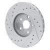 631-76045R Drilled/Slotted Brake Rotor [Silver], 1990-1993 Lexus/Toyota/Scion, Position: Front Right - image 4