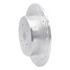 631-76046R Drilled/Slotted Brake Rotor [Silver], 1990-1993 Lexus/Toyota/Scion, Position: Rear Right - image 2