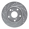 631-76051L Drilled/Slotted Brake Rotor [Silver], 1992-2001 Lexus/Toyota/Scion, Position: Front Left - image 1