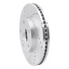 631-76052L Drilled/Slotted Brake Rotor [Silver], 1992-2006 Lexus/Toyota/Scion, Position: Front Left - image 2