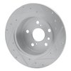 631-76053L Drilled/Slotted Brake Rotor [Silver], 1992-2003 Lexus/Toyota/Scion, Position: Rear Left - image 4