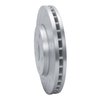 631-76057L Drilled/Slotted Brake Rotor [Silver], 1992-1995 Lexus/Toyota/Scion, Position: Front Left - image 2
