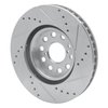 631-76061L Drilled/Slotted Brake Rotor [Silver], 1993-1998 Lexus/Toyota/Scion, Position: Front Left - image 4
