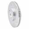 631-76062D Drilled/Slotted Brake Rotor [Silver], 1993-1998 Lexus/Toyota/Scion, Position: Left Front - image 2