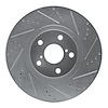 631-76063D Drilled/Slotted Brake Rotor [Silver], 1993-1998 Lexus/Toyota/Scion, Position: Right Front - image 1