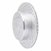 631-76064L Drilled/Slotted Brake Rotor [Silver], 1993-1998 Lexus/Toyota/Scion, Position: Rear Left - image 2