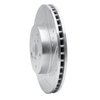 631-76067R Drilled/Slotted Brake Rotor [Silver], 1994-2000 Lexus/Toyota/Scion, Position: Front Right - image 2