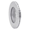 631-76070R Drilled/Slotted Brake Rotor [Silver], 1999-2005 Lexus/Toyota/Scion, Position: Front Right - image 4