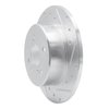 631-76071R Drilled/Slotted Brake Rotor [Silver], 2000-2004 Lexus/Toyota/Scion, Position: Rear Right - image 2
