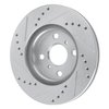 631-76072L Drilled/Slotted Brake Rotor [Silver], 2000-2005 Lexus/Toyota/Scion, Position: Front Left - image 4