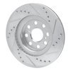 631-76073L Drilled/Slotted Brake Rotor [Silver], 2000-2005 Lexus/Toyota/Scion, Position: Rear Left - image 4