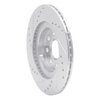 631-76073R Drilled/Slotted Brake Rotor [Silver], 2000-2005 Lexus/Toyota/Scion, Position: Rear Right - image 4