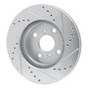 631-76074L Drilled/Slotted Brake Rotor [Silver], 2001-2003 Lexus/Toyota/Scion, Position: Front Left - image 4
