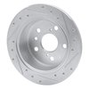 631-76076L Drilled/Slotted Brake Rotor [Silver], 2002-2008 Lexus/Toyota/Scion, Position: Rear Left - image 4