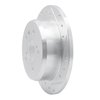 631-76076R Drilled/Slotted Brake Rotor [Silver], 2002-2008 Lexus/Toyota/Scion, Position: Rear Right - image 2