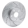 631-76081R Drilled/Slotted Brake Rotor [Silver], 2008-2019 Multiple Makes/Models, Position: Front Right - image 2