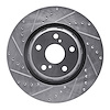 631-76085L Drilled/Slotted Brake Rotor [Silver], 2009-2015 Lexus/Toyota/Scion, Position: Front Left - image 1