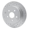631-76089L Drilled/Slotted Brake Rotor [Silver], 2012-2020 Lexus/Toyota/Scion, Position: Rear Left - image 2