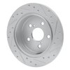 631-76089L Drilled/Slotted Brake Rotor [Silver], 2012-2020 Lexus/Toyota/Scion, Position: Rear Left - image 4