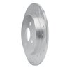 631-76090R Drilled/Slotted Brake Rotor [Silver], 2012-2018 Lexus/Toyota/Scion, Position: Rear Right - image 2