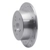 631-76091L Drilled/Slotted Brake Rotor [Silver], 2012-2018 Lexus/Toyota/Scion, Position: Rear Left - image 2
