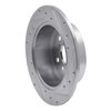 631-76091L Drilled/Slotted Brake Rotor [Silver], 2012-2018 Lexus/Toyota/Scion, Position: Rear Left - image 4