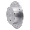 631-76091R Drilled/Slotted Brake Rotor [Silver], 2012-2018 Lexus/Toyota/Scion, Position: Rear Right - image 2