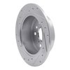 631-76091R Drilled/Slotted Brake Rotor [Silver], 2012-2018 Lexus/Toyota/Scion, Position: Rear Right - image 4