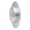 631-76093R Drilled/Slotted Brake Rotor [Silver], 1979-1980 Lexus/Toyota/Scion, Position: Front Right - image 2