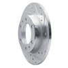 631-76095R Drilled/Slotted Brake Rotor [Silver], 1981-1985 Lexus/Toyota/Scion, Position: Front Right - image 2