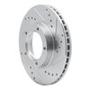 631-76096R Drilled/Slotted Brake Rotor [Silver], 1984-1995 Lexus/Toyota/Scion, Position: Front Right - image 2