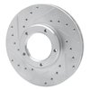 631-76098L Drilled/Slotted Brake Rotor [Silver], 1985-1992 Lexus/Toyota/Scion, Position: Front Left - image 2