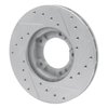 631-76098L Drilled/Slotted Brake Rotor [Silver], 1985-1992 Lexus/Toyota/Scion, Position: Front Left - image 4