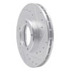 631-76098R Drilled/Slotted Brake Rotor [Silver], 1985-1992 Lexus/Toyota/Scion, Position: Front Right - image 2
