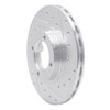 631-76103R Drilled/Slotted Brake Rotor [Silver], 1986-1989 Lexus/Toyota/Scion, Position: Front Right - image 2