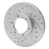631-76105L Drilled/Slotted Brake Rotor [Silver], 1987-1988 Lexus/Toyota/Scion, Position: Front Left - image 2