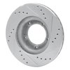 631-76106L Drilled/Slotted Brake Rotor [Silver], 1989-2008 Lexus/Toyota/Scion, Position: Front Left - image 4