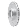 631-76106R Drilled/Slotted Brake Rotor [Silver], 1989-2008 Lexus/Toyota/Scion, Position: Front Right - image 2